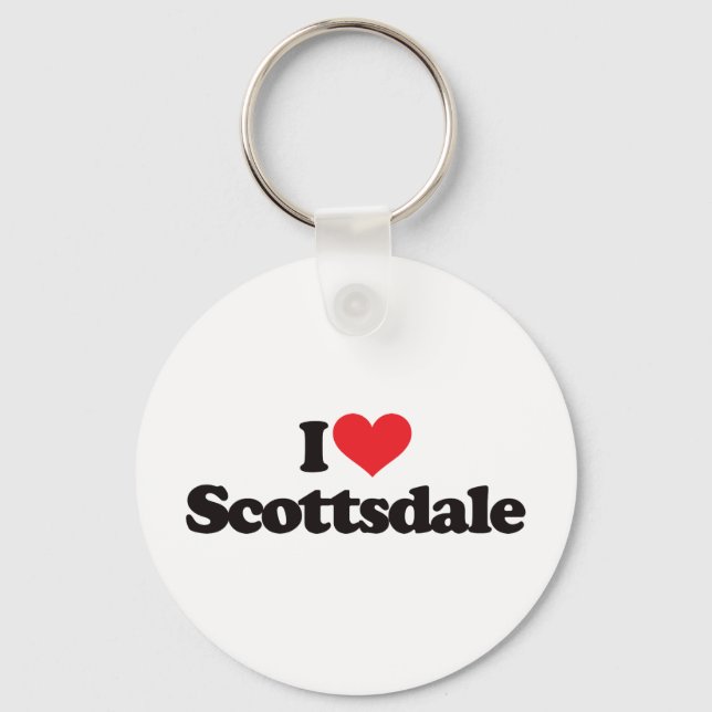 Llavero I Love Scottsdale (Anverso)