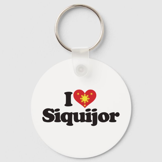 Llavero I Love Siquijor (Anverso)