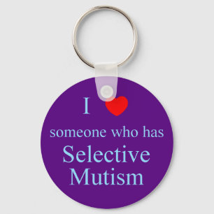 Llavero I Love Someone Selective Mutism