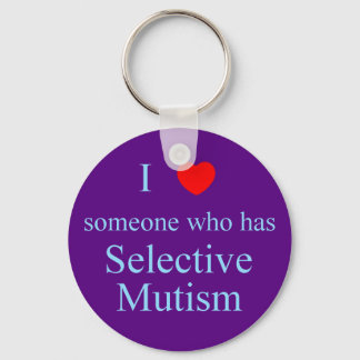 Llavero I Love Someone Selective Mutism