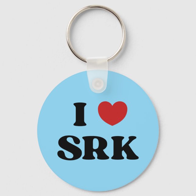Llavero I Love SRK - I Love Shahrukh Khan (Anverso)