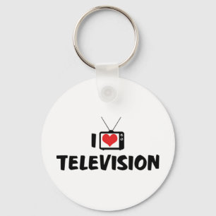 Llavero I Love Televison Keychain