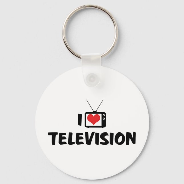 Llavero I Love Televison Keychain (Anverso)