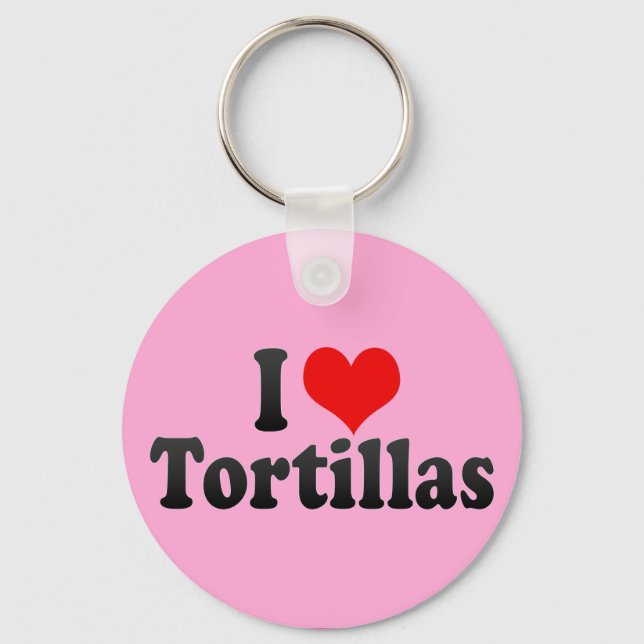 Llavero I Love Tortillas (Anverso)