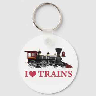 Llavero I Love Trains
