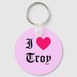 Llavero I Love Troy