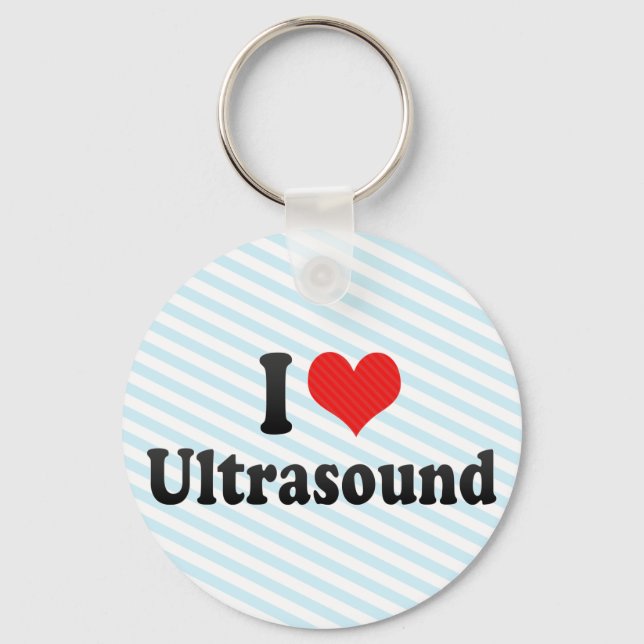 Llavero I Love Ultrasound (Anverso)