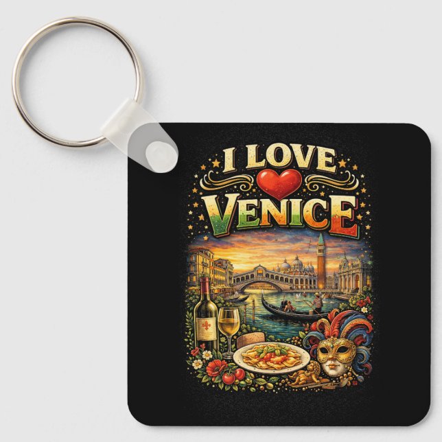 Llavero I Love Venice (Anverso)