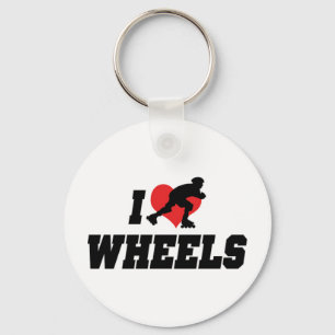 Llavero I Love Wheels Keychain