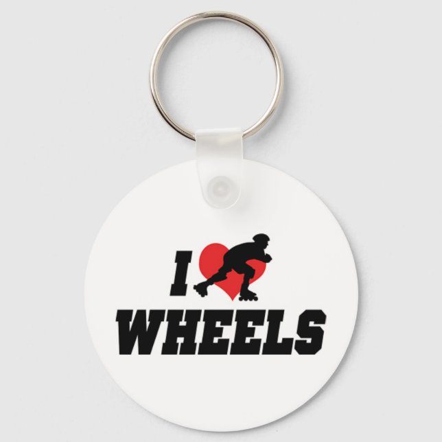 Llavero I Love Wheels Keychain (Anverso)
