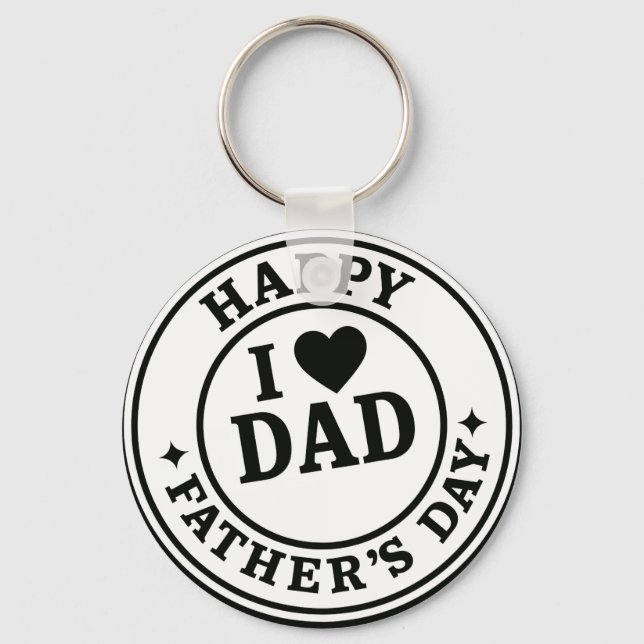 Llavero i love you Dad-happy father's day (Reverso )