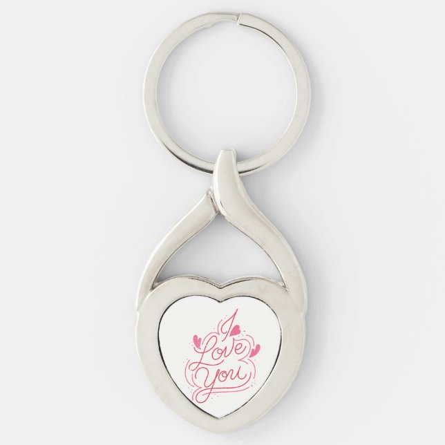 Llavero I Love You Heart Keychain (Anverso)