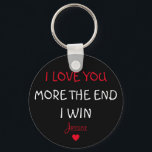 Llavero I Love You More, The End, I Win, Keyring, Keychain<br><div class="desc">I Love You More,  The End,  I Win,  Keyring,  Gift For Him,  Boyfriend Gift,  Keychain,  Birthday Gift,  Valentines Day,  Personalised,  Anniversary</div>