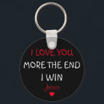 Llavero I Love You More, The End, I Win, Keyring, Keychain<br><div class="desc">I Love You More,  The End,  I Win,  Keyring,  Gift For Him,  Boyfriend Gift,  Keychain,  Birthday Gift,  Valentines Day,  Personalised,  Anniversary</div>