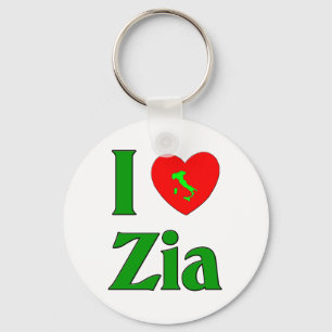 Llavero I Love Zia (Italian Aunt)