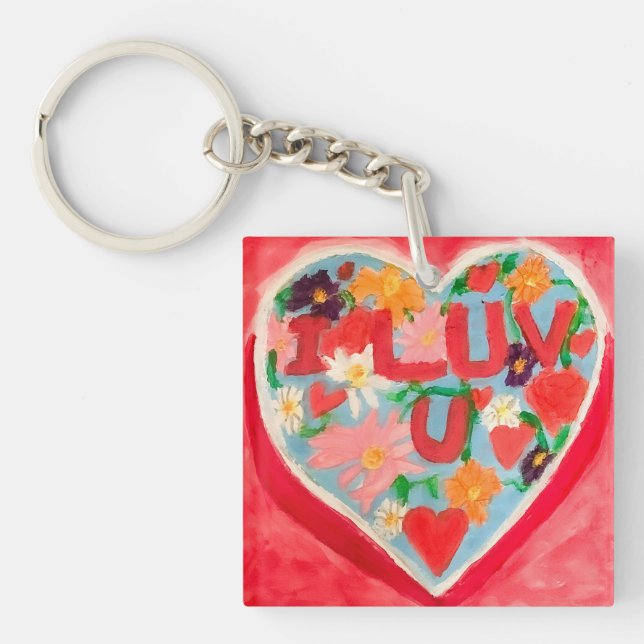 Llavero I Luv U (Frente)