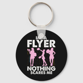 Llavero I’m A Flyer Nothing Scares Me Cheer Cheerleading C