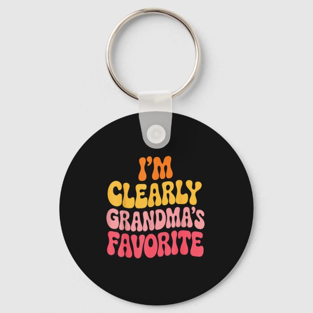 Llavero I’m Clearly Grandma’s Favorite Funny Granddaughter (Anverso)