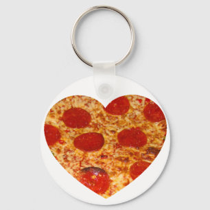 Llavero I pizza del corazón