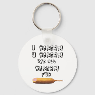 Llavero I Scream 4 corndogs