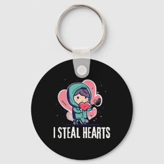 Llavero I Steal Hearts Funny Valentines Day Child Stealing