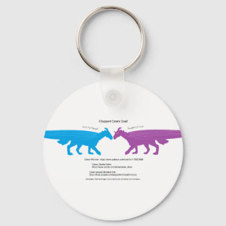 Llavero I Support Cera's Goal Keychain