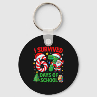Llavero I Survived 67 Days Of School Christmas Candy Cane 