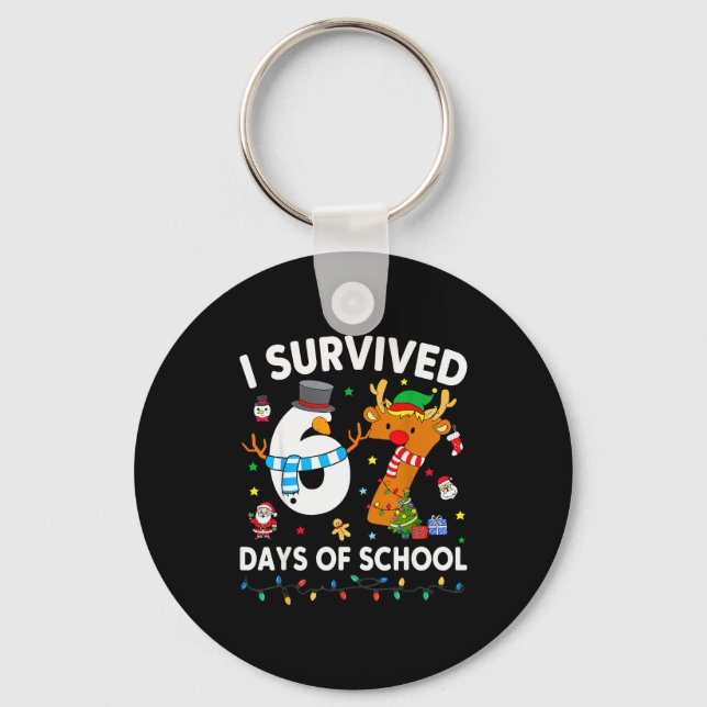 Llavero I Survived 67 Days Of School Funny Meme Six Seven  (Anverso)