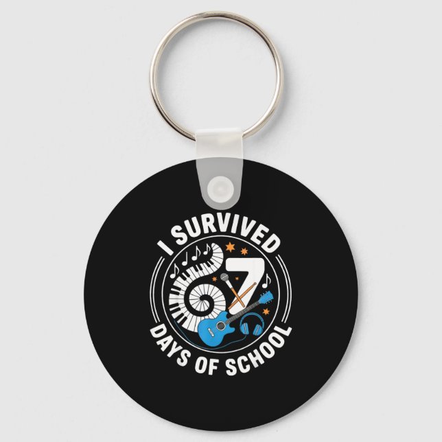 Llavero I Survived 67 Days Of School - Teachers Students M (Anverso)
