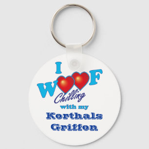 Llavero I tejido Korthals Griffon
