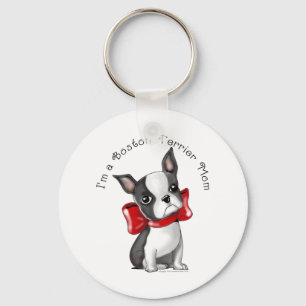 Llavero *I un perro adorable de Boston Terrier Mom*