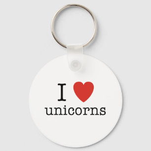 Llavero I unicornios del corazón