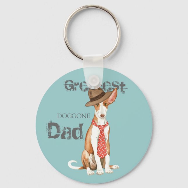 Llavero Ibizan Hound Dad (Anverso)