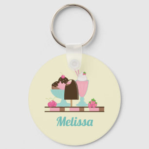 Llavero Ice Cream Sundae Summery trata a Personalizado