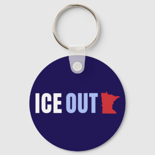 Llavero ICE OUT Anti Trump