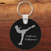 Ice Skymer plateado de patinaje artístico sobre hi