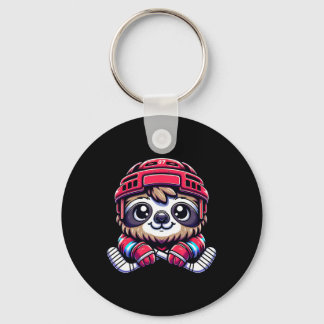 Llavero Icehockey Sloth Adorable Hockey Enthusiast
