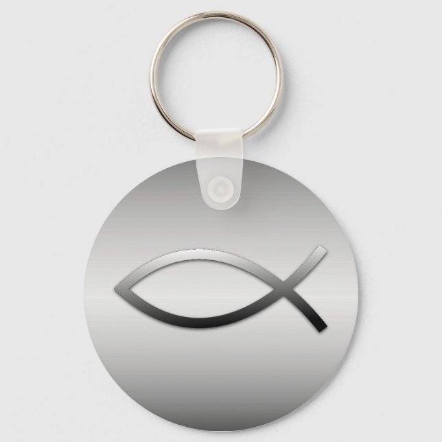 Llavero Ichthys Jesus Fish Christian Symbol (Anverso)