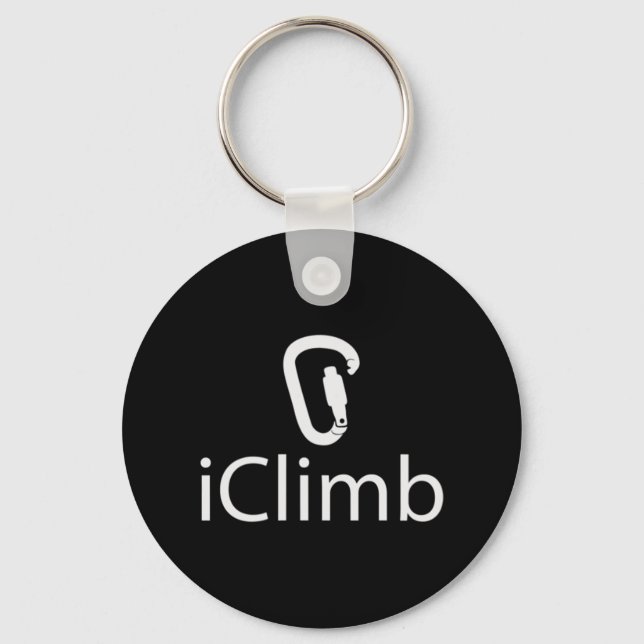 Llavero Iclimb Fun Rock Climbing Cute Climber Humor (Anverso)