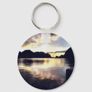 Llavero Icmeler Sunrise Romantic Paisaje Art