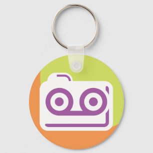 Llavero Icono de cinta de cassette