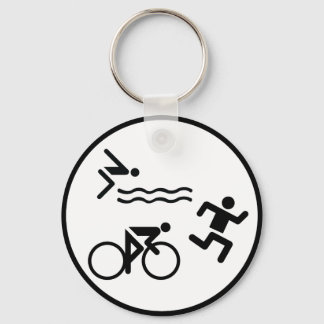 Llavero icono de círculo triatlón