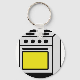 Llavero icono de la estufa del horno de cocina