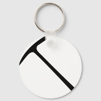 Llavero icono de pickax negro