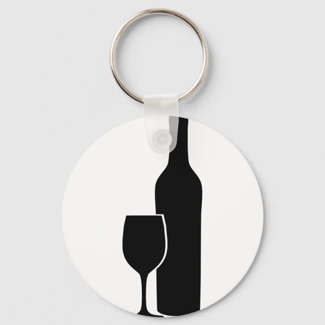 Llavero Icono de vino (Anverso)