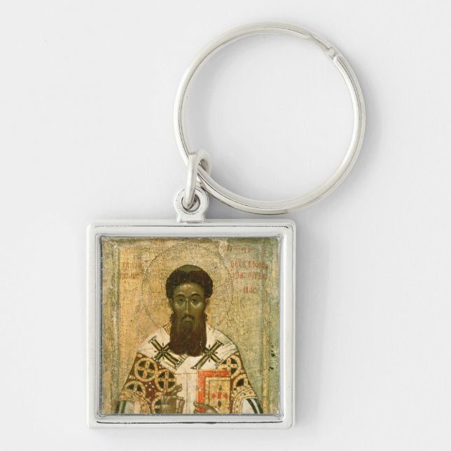 Llavero Icono del arzobispo de St Gregory de Salónica (Frente)