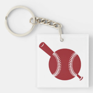 Llavero Icono del béisbol y el bote