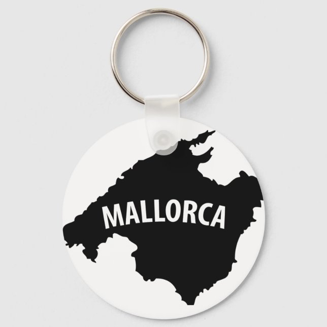 Llavero icono del contorno españa de mallorca (Anverso)