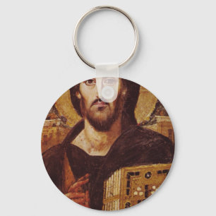 Llavero Icono del cristiano de Pantocrator del Jesucristo