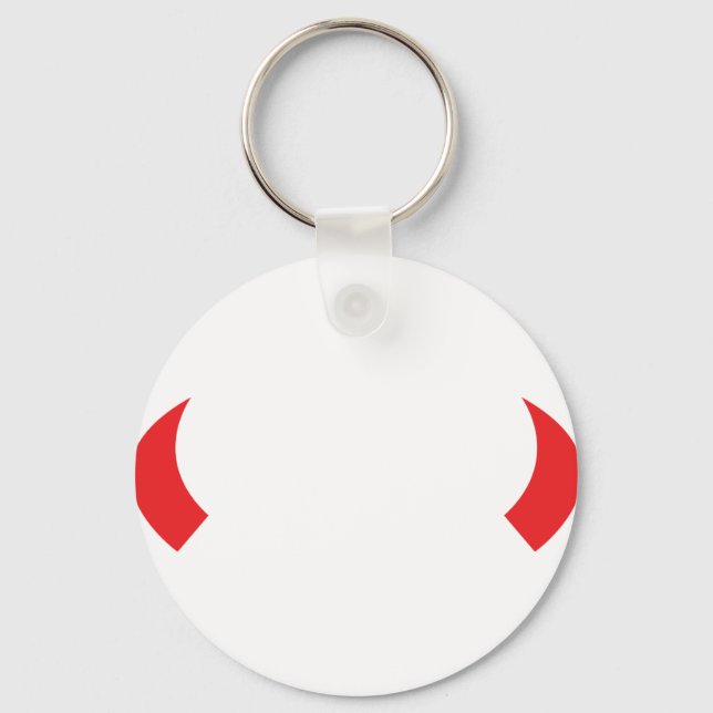 Llavero icono del diablo rojo (Anverso)